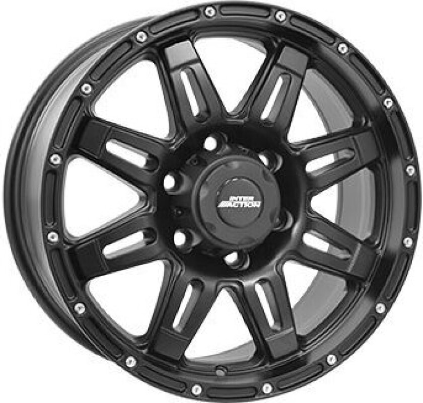 INTER ACTION GRABBER Matt Black 8Jx17 6/139.7 ET25 B110.1