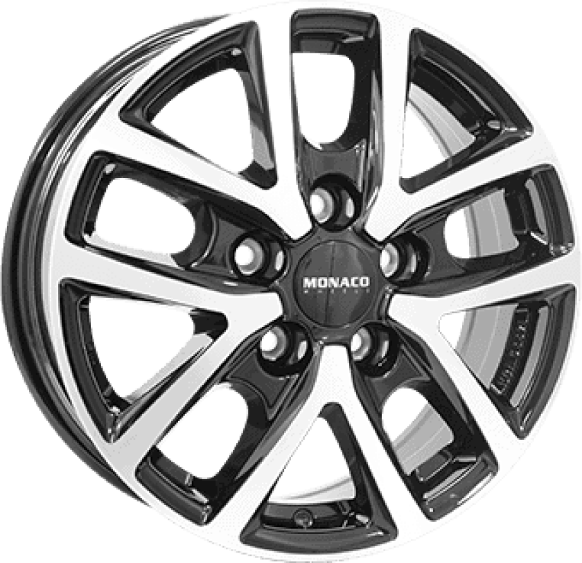 MONACO WHEELS CL2T Black Polished 6.5Jx16 5/120 ET52 B65.1