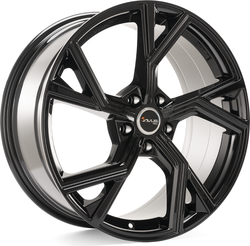 AVUS AF-20 Gloss Black 8.5Jx19 5/112 ET48 B57.1