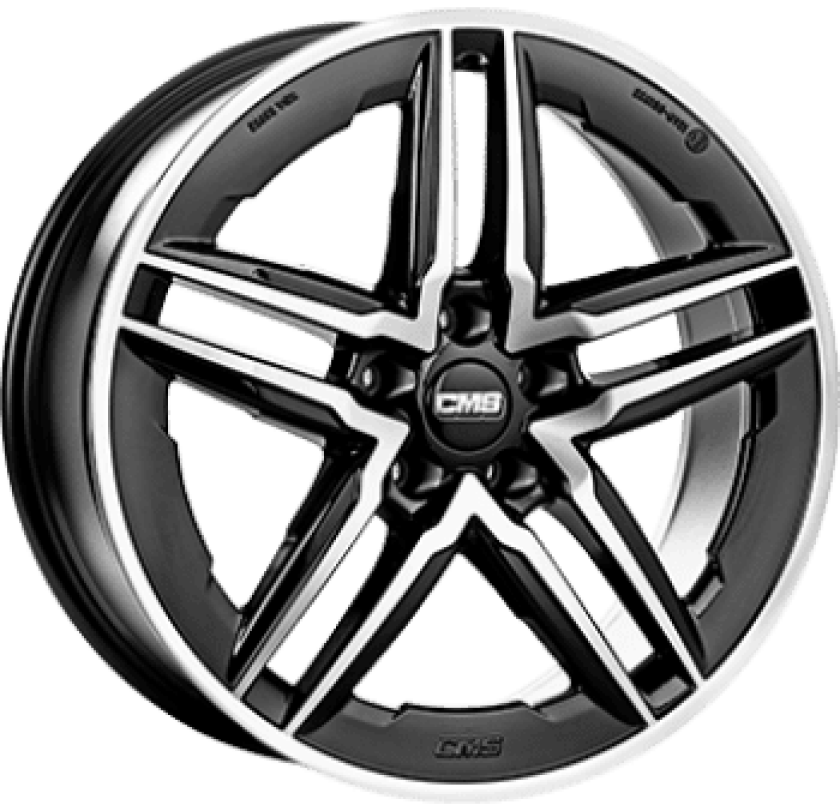 CMS C29 AERO Black Rim Pol 8.5Jx18 5/112 ET40 B57.1