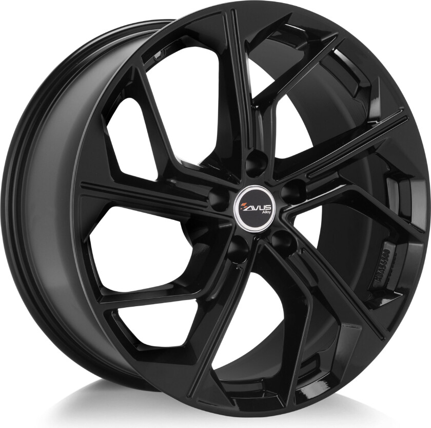 AVUS AC-522 Gloss Black 8.5Jx19 5/112 ET45 B57.1