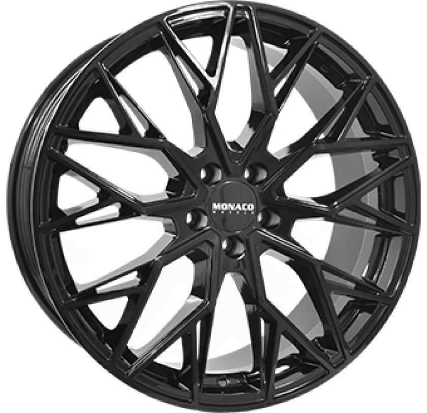 MONACO WHEELS GP15 Gloss Black 8Jx19 5/112 ET35 B66.5