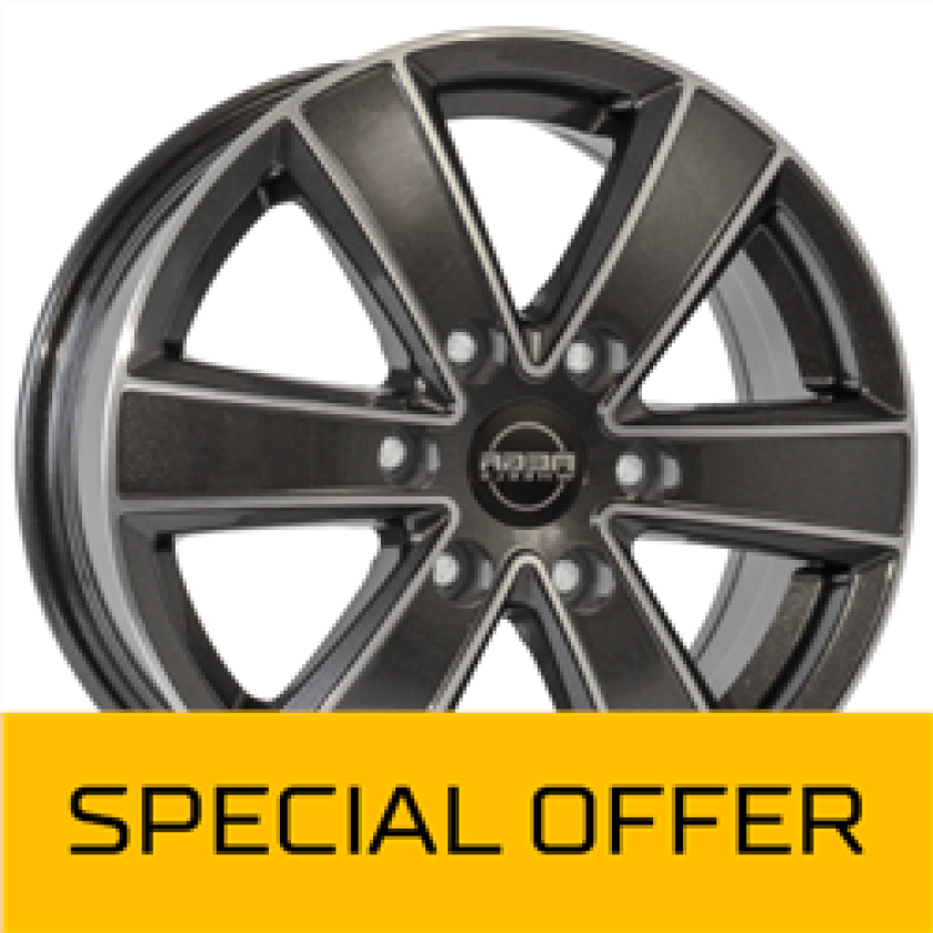 MEGA WHEELS Hercules 6 6.5Jx16 6/130 ET55 B84.1