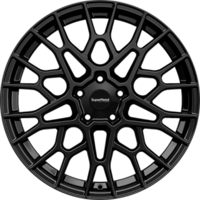 SUPERMETAL CELL Matt Black 8Jx18 5/120 ET50 B65.1