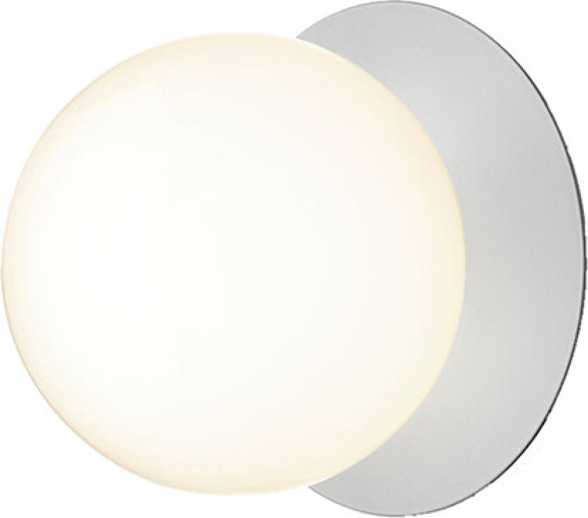 - Liila 1 Large Vegglampe/Taklampe Light Silver/Opal White