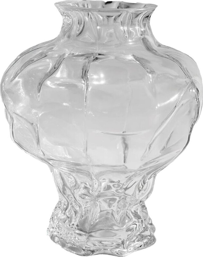 Ammonitt vase 30 cm Clear