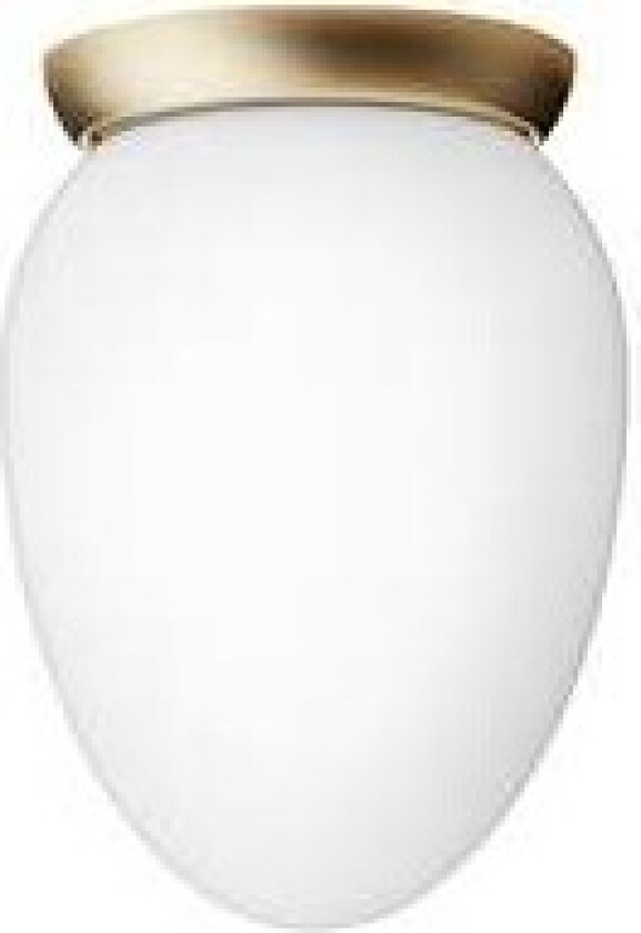 - Rizzatto 171 Vegg-/Taklampe Satin Brass/Opal