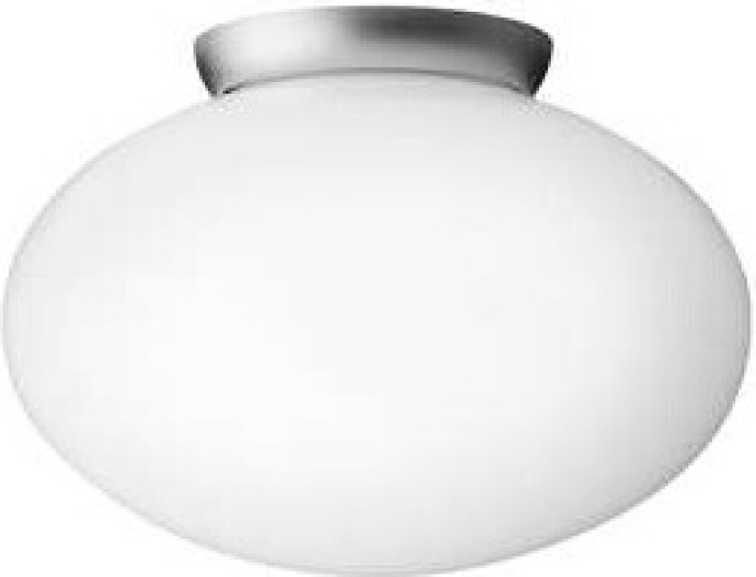 - Rizzatto 301 Vegg-/Taklampe Satin Silver/Opal