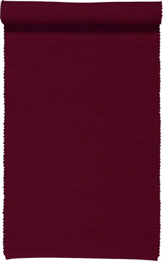 Linum Uni bordsløper 45x150 cm Burgunderrød
