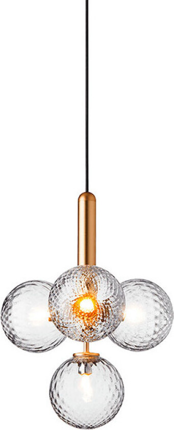 - Miira 4 Lysekrone Brass/Optic Clear