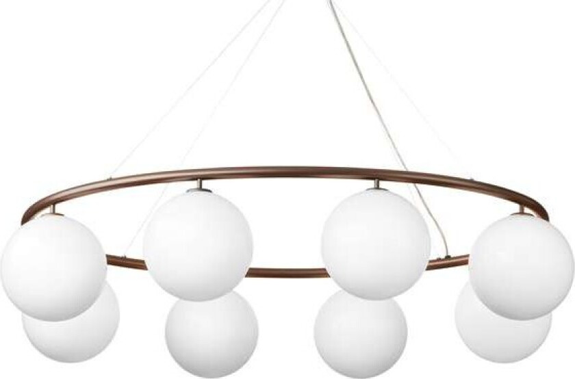 - Miira 8 Oval Lysekrone Dark Bronze/Opal