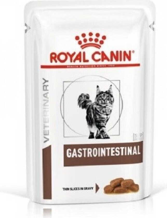 Royal Canin Veterinary Diets Cat Gastrointestinal Slices in Gravy 12x85 g
