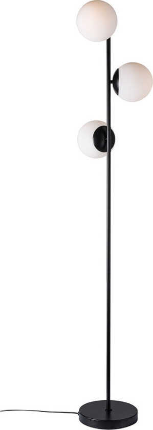 - Lilly Gulvlampe Black/Opal