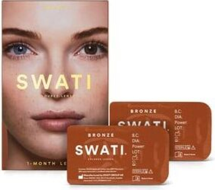 Swati Coloured Lenses Bronze 1 Month