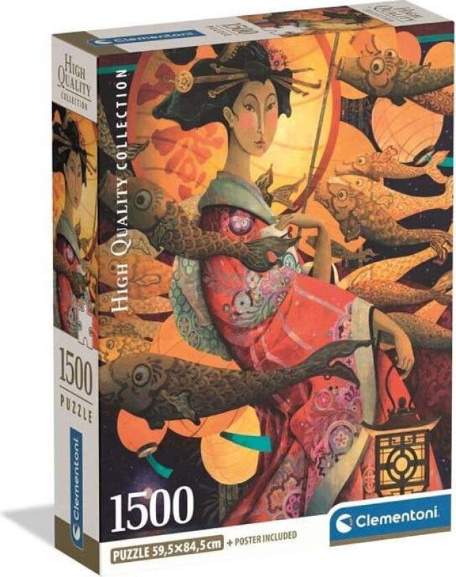 Puzzle HQC Koinobori Dance 2026 - Compact 1500 pieces 2D Puslespill