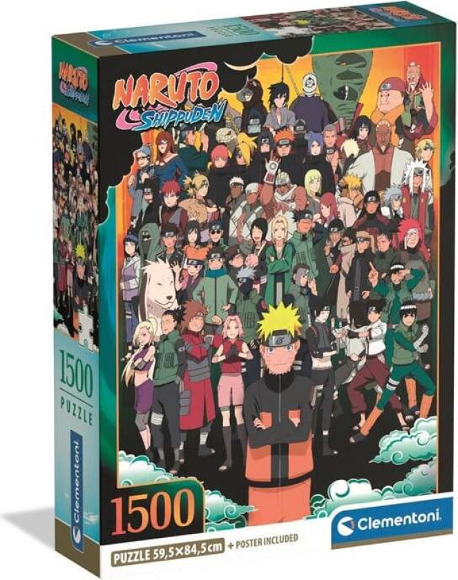 Puzzle Naruto Compact Box 1500 pieces 2D Puslespill