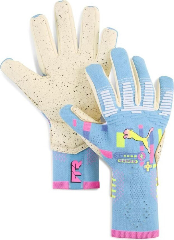 Keeperhansker Future Ultimate NC Level Up - Blå/Rosa/ White LIMITED EDITION, størrelse 9½