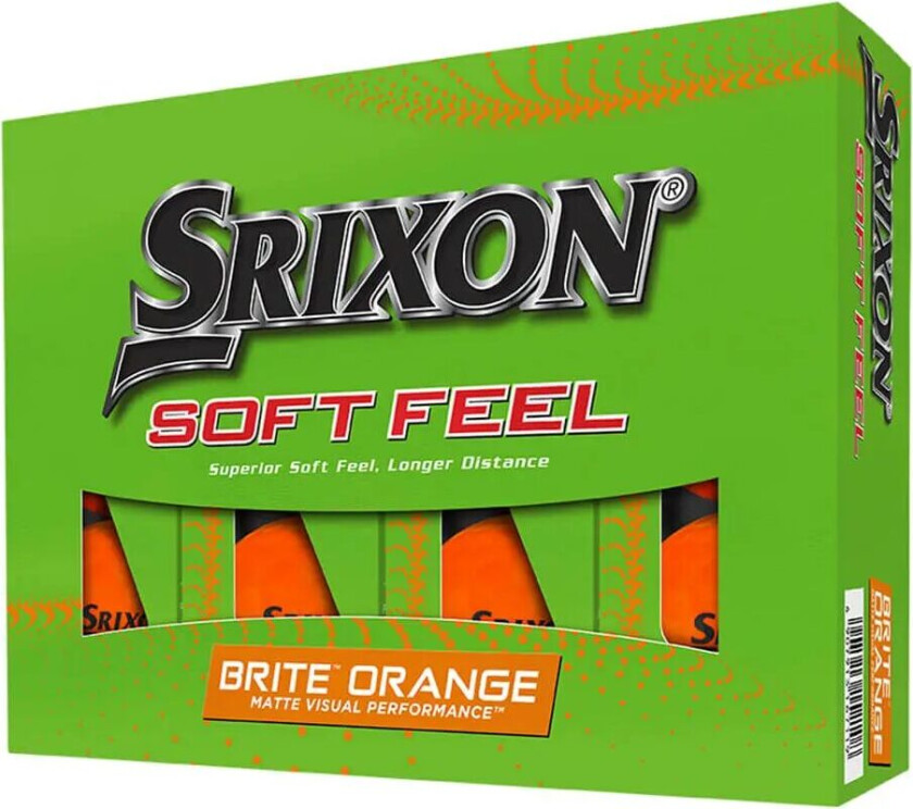 Soft Feel Golfball Oransje