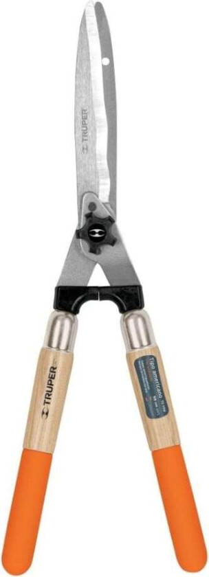 Hekksaks med bølget blad og trehåndtak 58cm Truper®