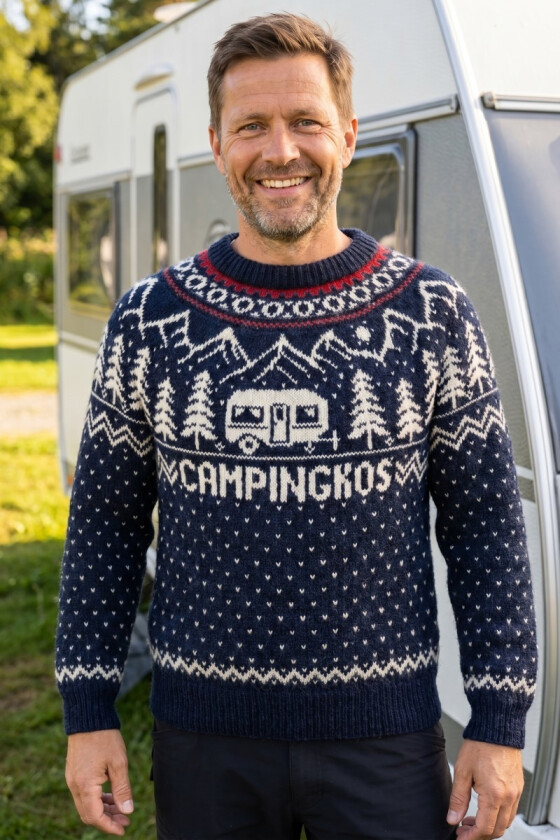 Marineblå Campingkos genser - DLG 26-021-526500560-M