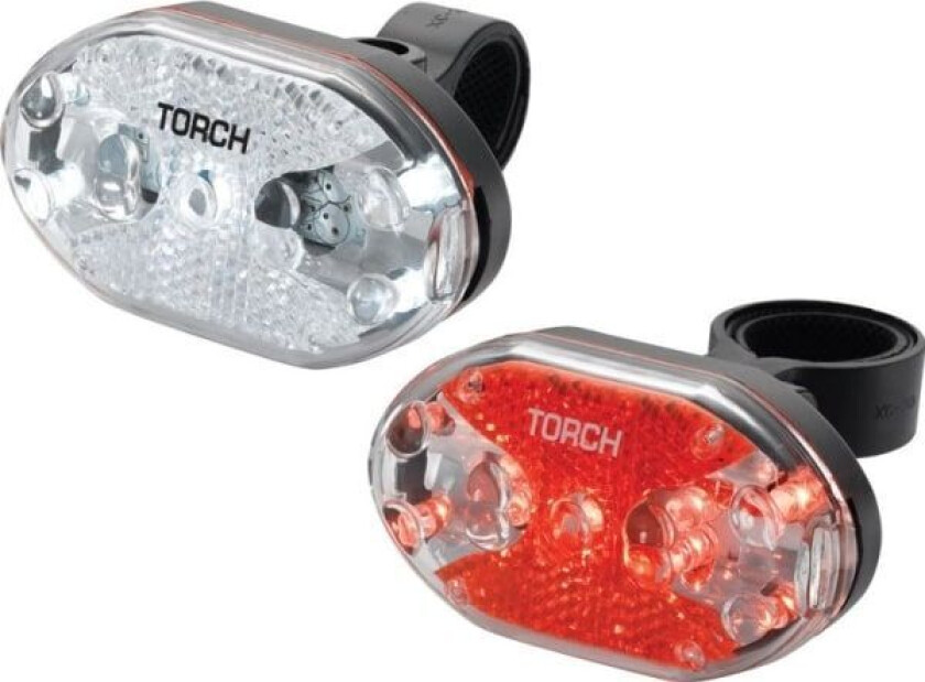 TORCH lampki CYCLE LIGHT SET WHITE BRIGHT 5X + TAIL BRIGHT 5X (TOR-54039)