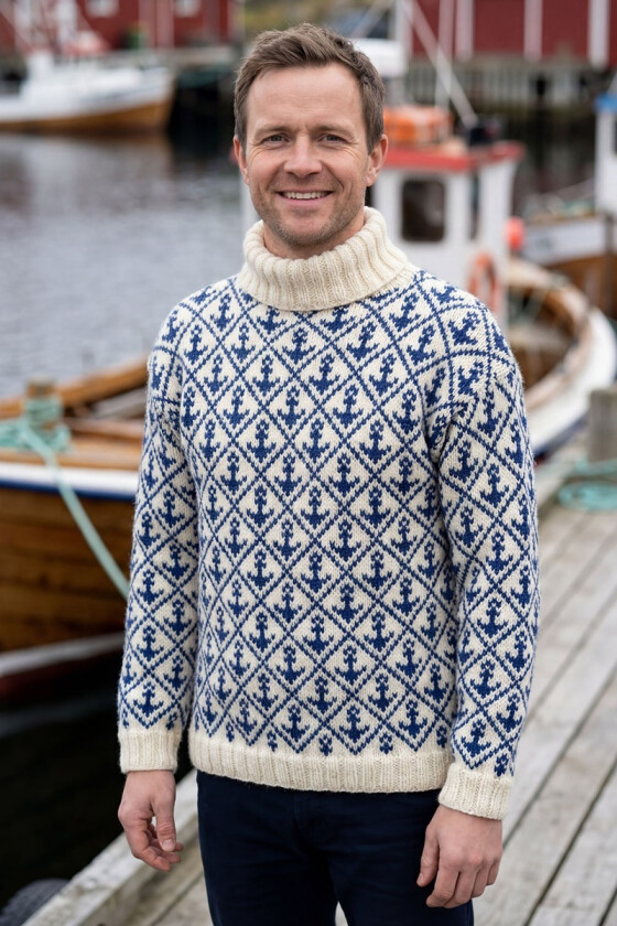 Skjærgårds-genser - Strikkia 2026-001B