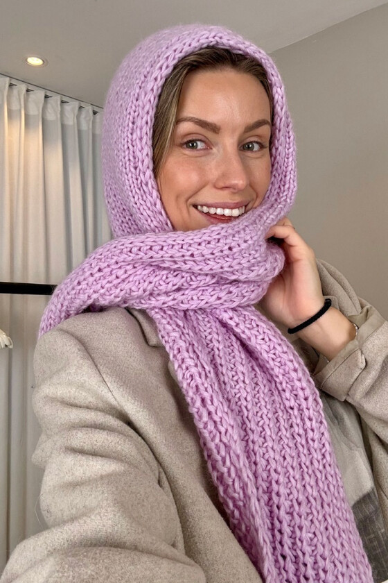Lilla MinMote-hood - STRIKKIA X MINMOTE MM001-767OL