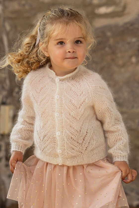 Mille strikkejakke til barn - Viking 2520-13