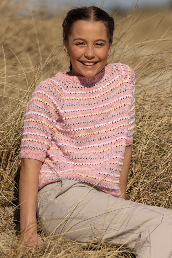 Rosa Sadie T-skjorte til barn - Viking 2609-4-164