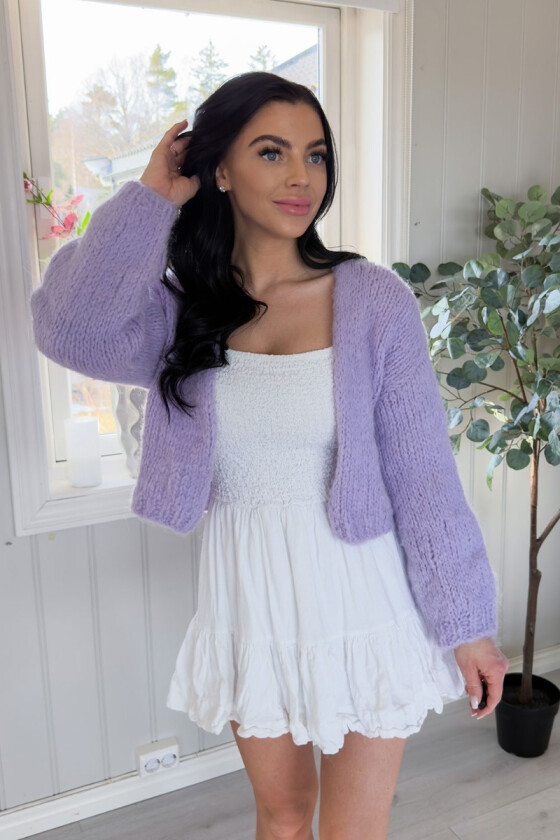 Stinas sommercardigan i lilla - Stina Bakken SB0019-708