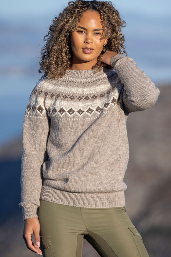 Fjellbrisgenseren i beige - Viking 2524-1-207