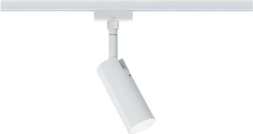955.07, Spotlight på skinne, 1 ampuller, LED, 3000 K, 415 lm, Hvit