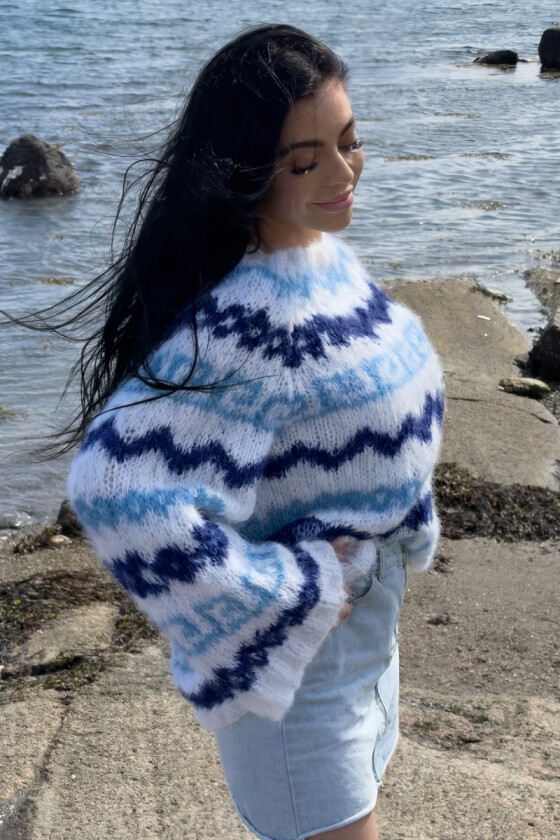 Stinas Mykonosgenser i blåtoner - SB0027-707725