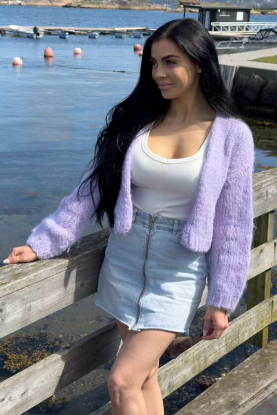 Stinas sommercardigan i lilla - SB0019-708-V2