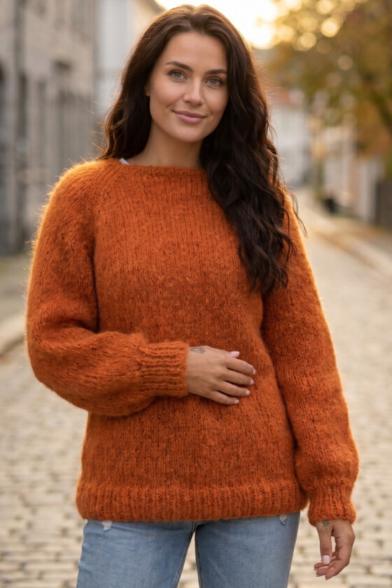 Mohairskygenseren i oransje - TG 26-019-554
