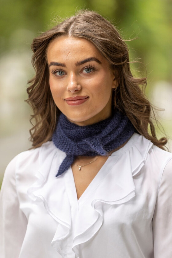 Allegra skjerf marineblått - Viking 2425-13B
