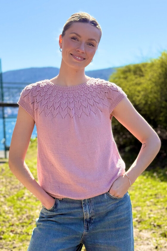 Rosa suvali topp - Viking 2513-3-416