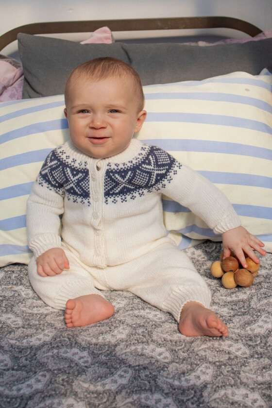Mønstret cortina dress til baby - DG 433-09