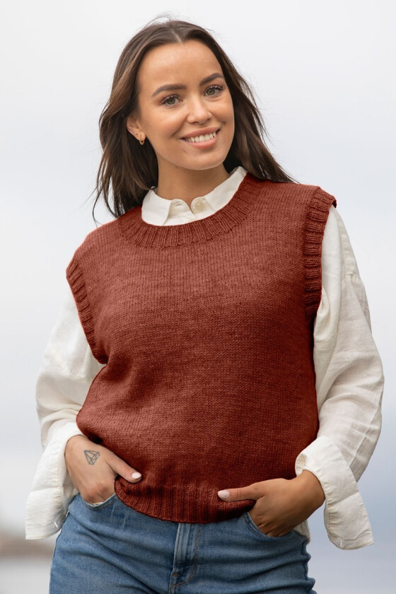 Rustbrun Salvie vest - Viking 2114-04-552