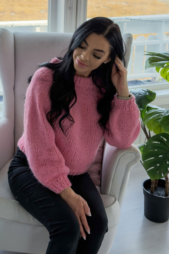 Stinas mamma genser i rosa - Stina Bakken SB0023-361