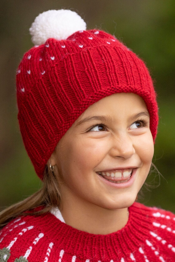 Snø lue rød - Viking-2238-04A