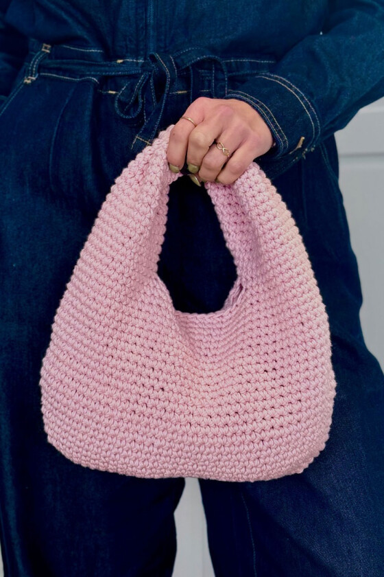Rosa carla loop bag - Strikkia 2026-010VGV-466