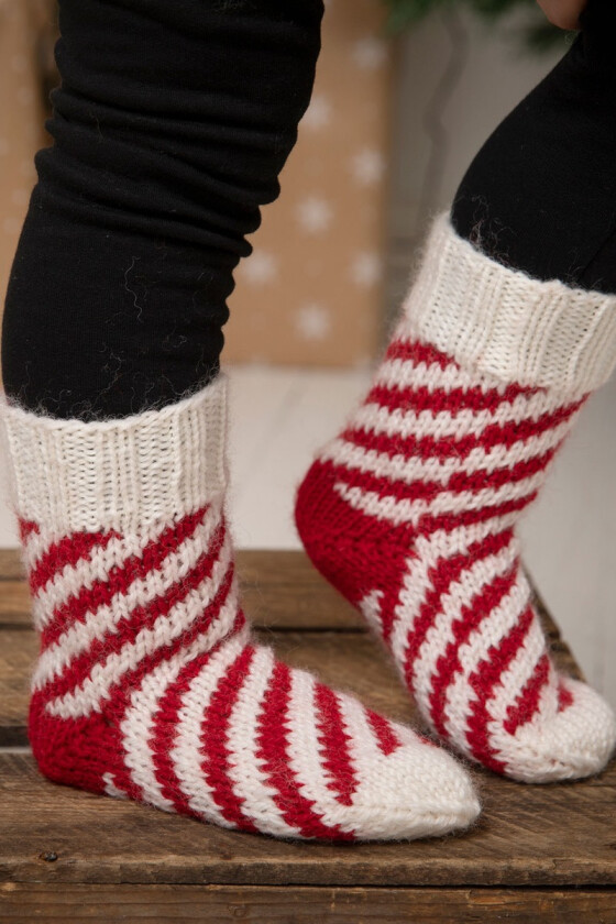 Candycane sokker - Viking-2238-11
