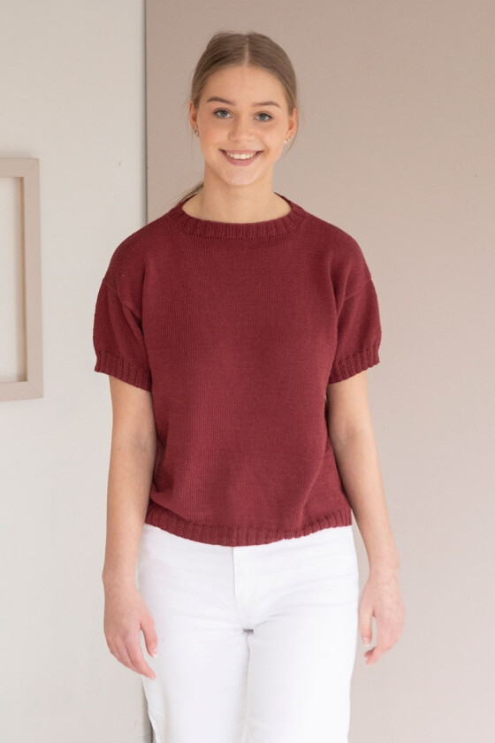 Basic strikket topp t skjorte - Viking 2216-04
