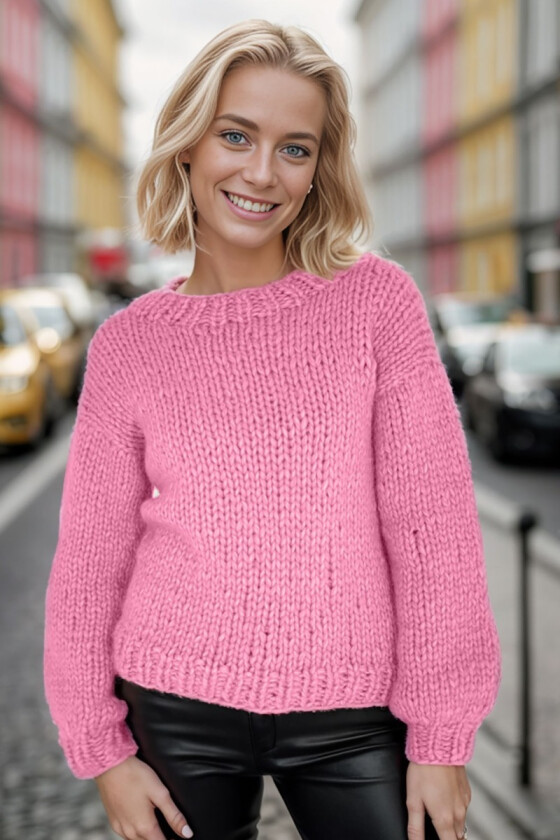 Rosa Scarlett sweater - Strikkia 2024-041-361