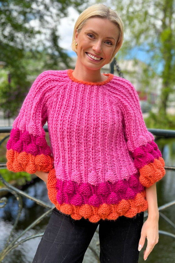 Bubble drops sweater - Strikkia 2024-056