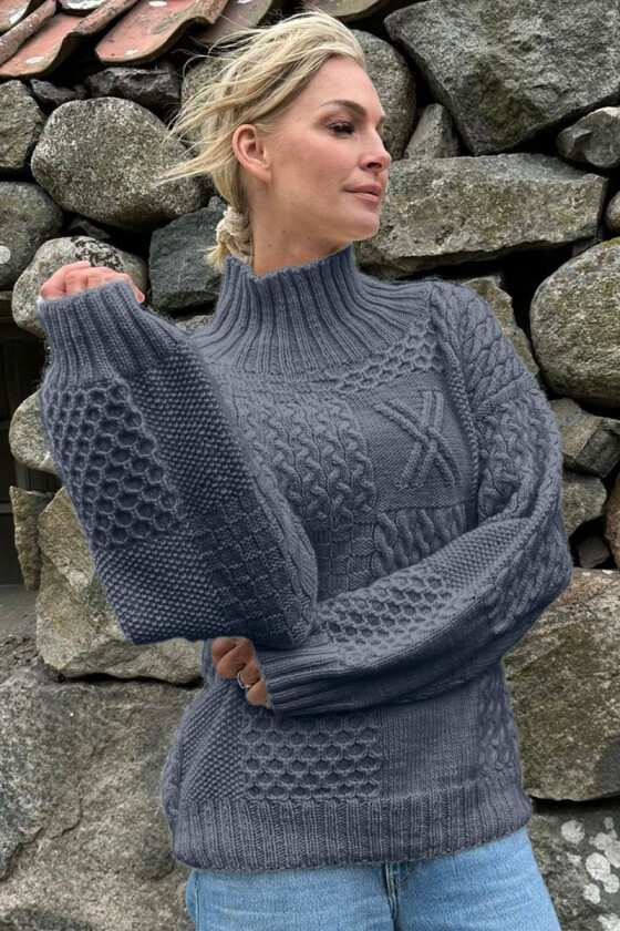 Jeansblå Eljegenser - Viking 2502-12B-527