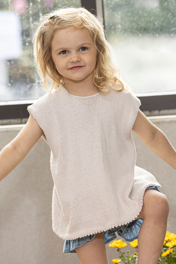 Vevina topp, sand - Viking-2516-3A