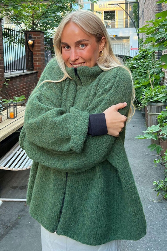 Olivengrønn Aud jakke - ØK 05-01-769