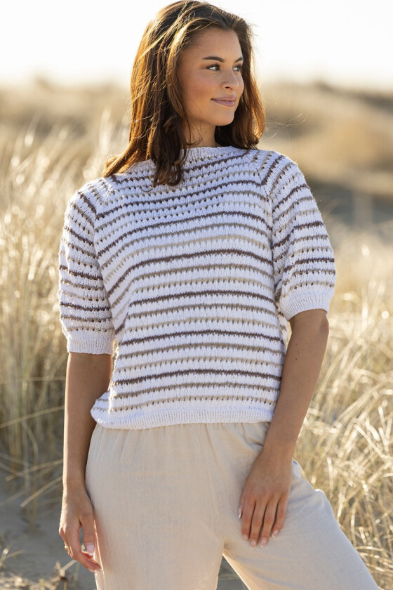 Sadie T-skjorte naturhvit - Viking 2609-1-102